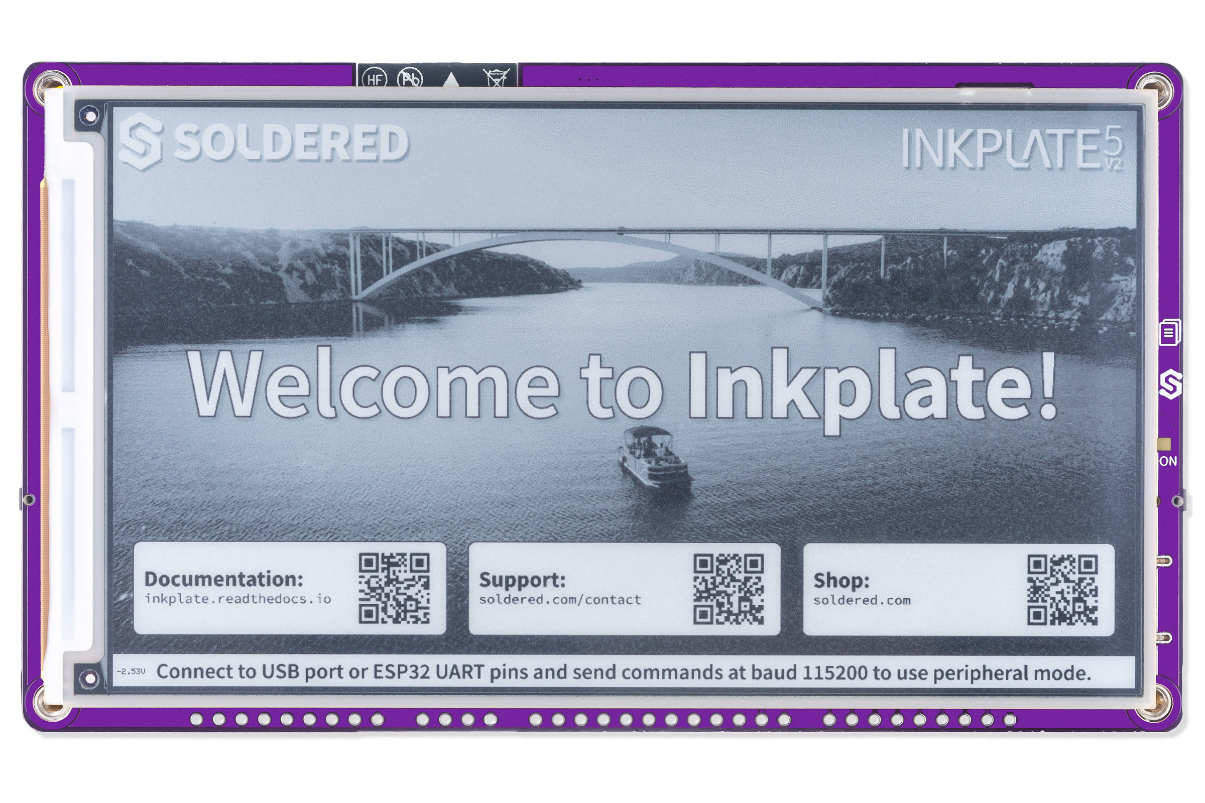 Soldered Inkplate 5 Gen2-Inkplate