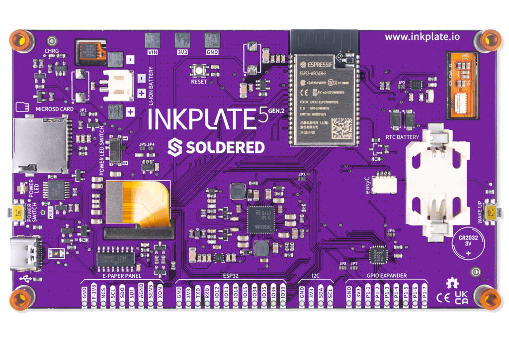 Soldered Inkplate 5 Gen2-Inkplate