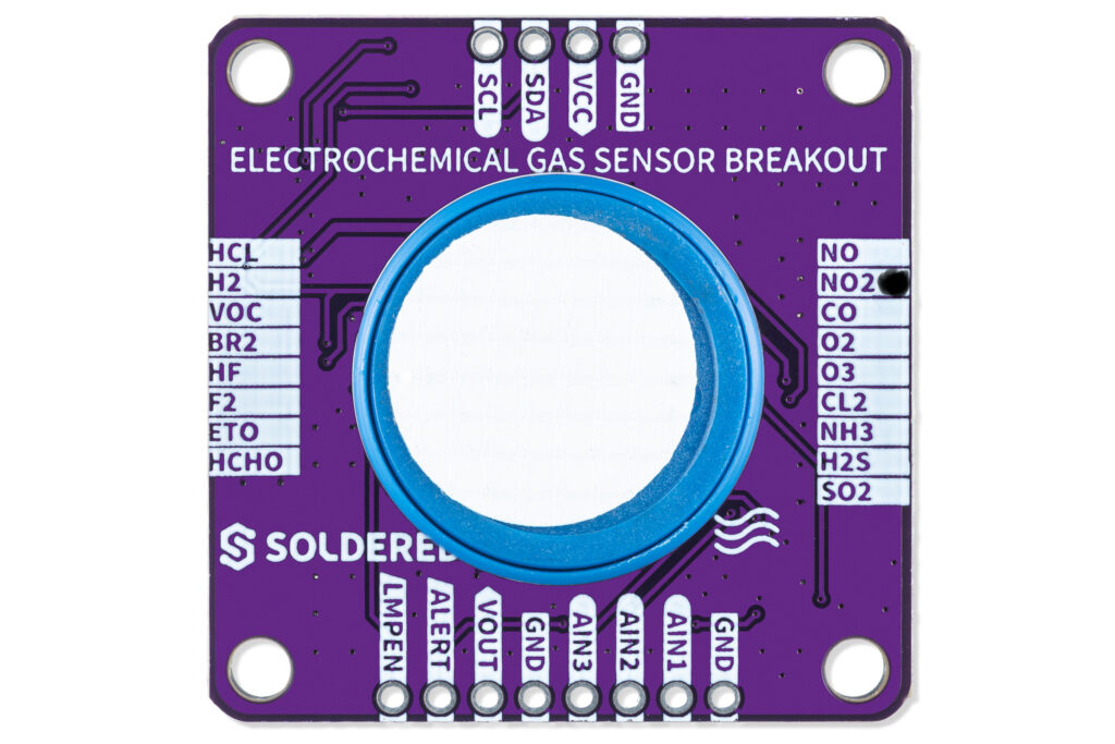 Elektrokemijski plinski NO2 senzor visoke preciznosti, breakout-easyC ekosustav