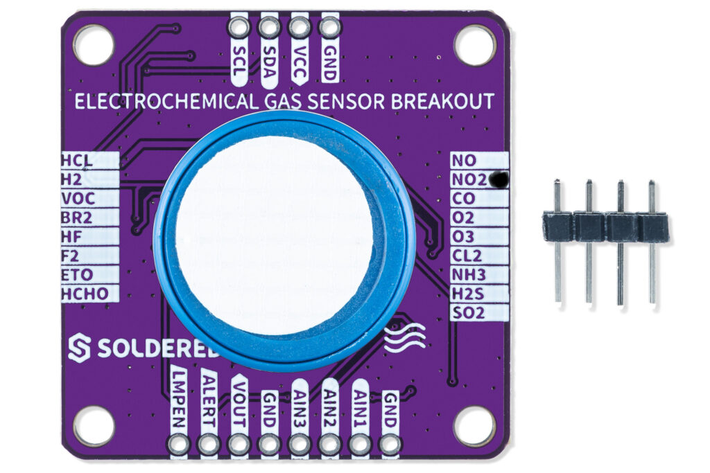 Elektrokemijski plinski NO2 senzor visoke preciznosti, breakout-easyC ekosustav