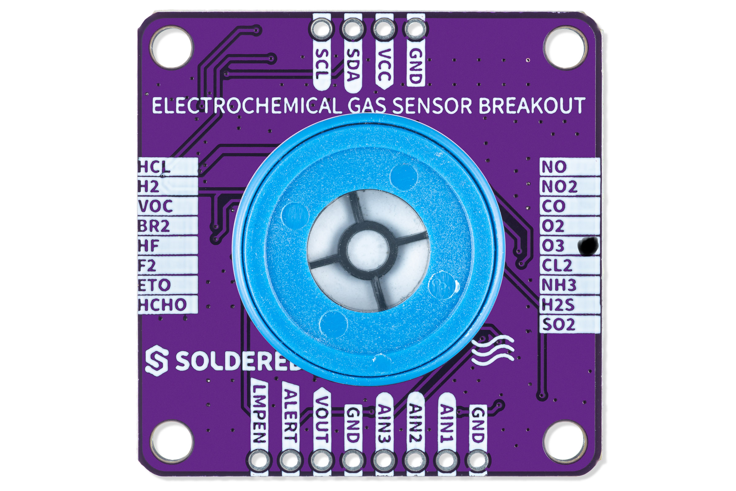 High precision electrochemical O₃ gas sensor breakout-easyC ecosystem