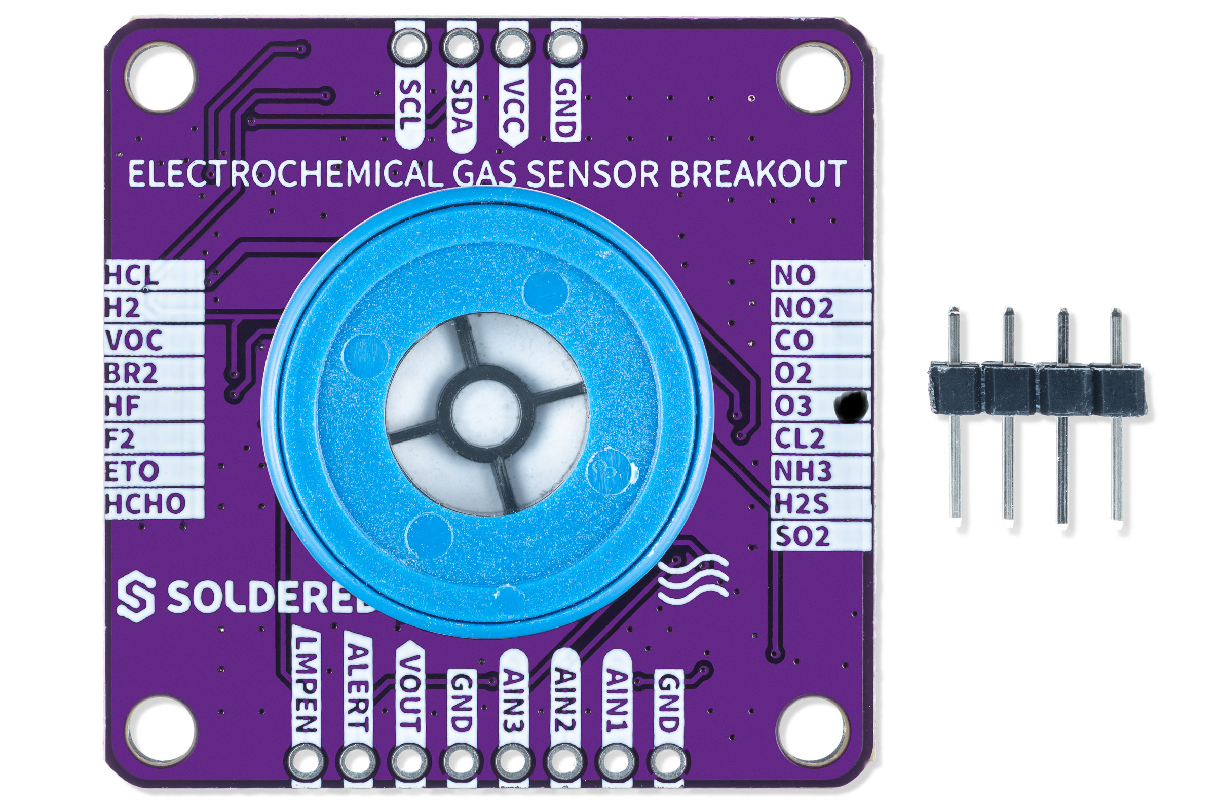 High precision electrochemical O₃ gas sensor breakout-easyC ecosystem