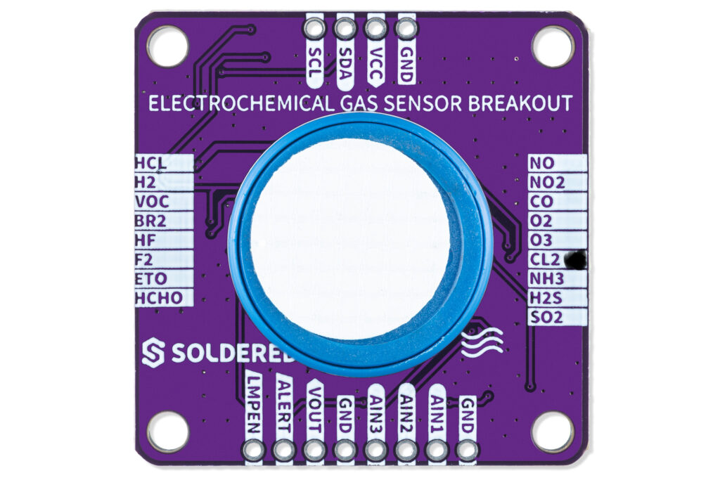 Elektrokemijski Cl2 plinski senzor visoke preciznosti, breakout-easyC ekosustav