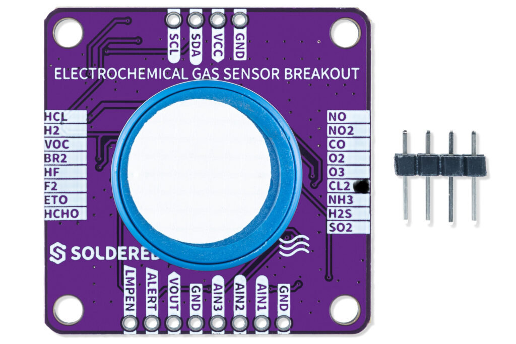 Elektrokemijski Cl2 plinski senzor visoke preciznosti, breakout-easyC ekosustav