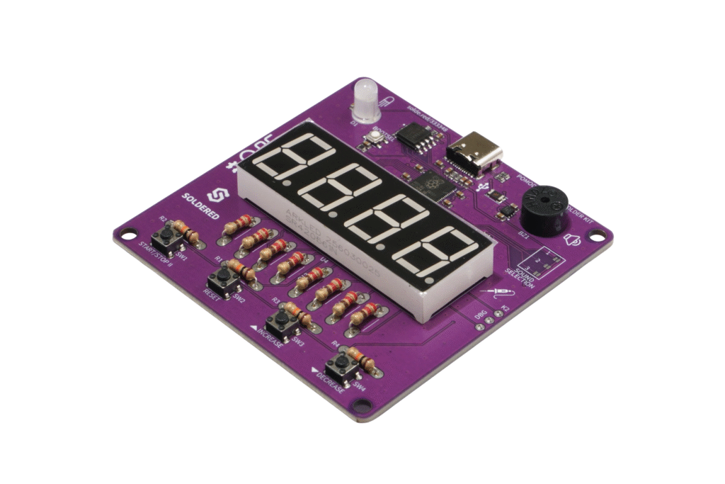 Pomodoro Timer Solder Kit-Soldering kits